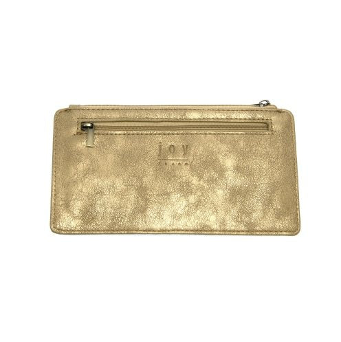 Kara- New Metallic Gold Mini Wallet