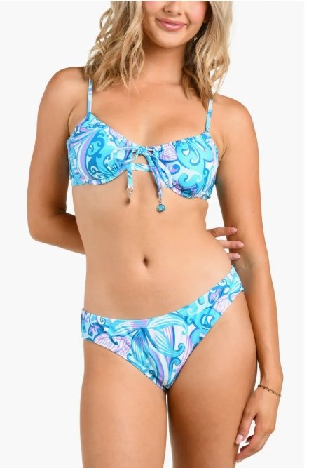 Good Hipster Bikini Bottom -Blue Multi