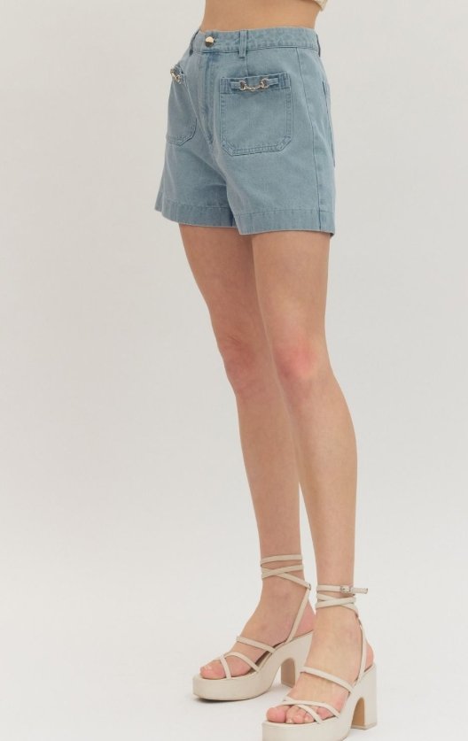 Helen Shorts in Light Blue