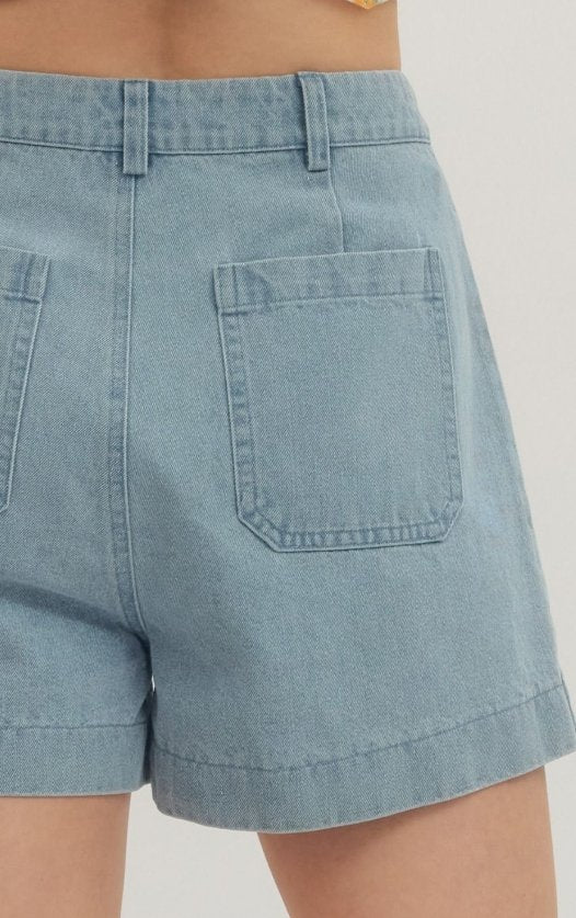 Helen Shorts in Light Blue