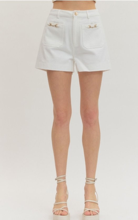 Helen Shorts in White