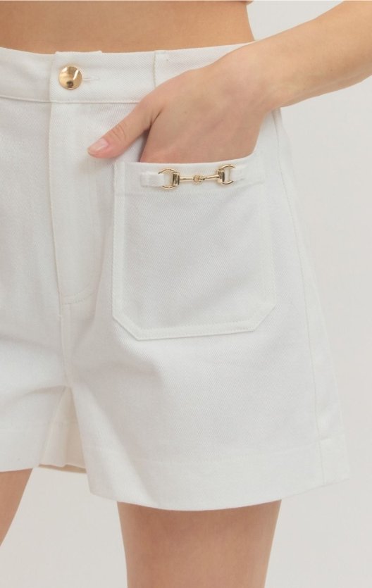 Helen Shorts in White