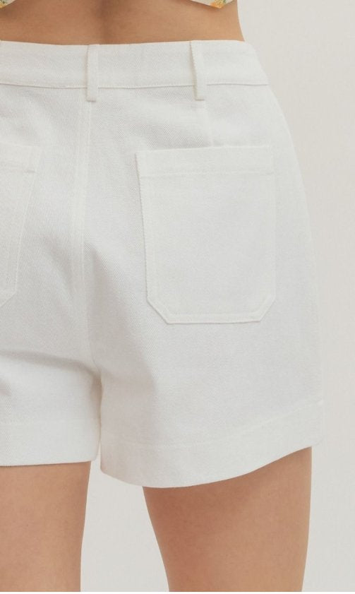 Helen Shorts in White