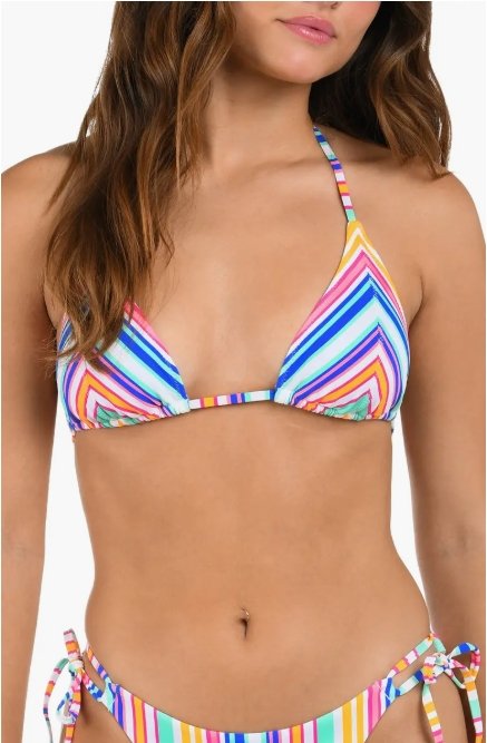 Summer Triangle Bikini Top -Multi