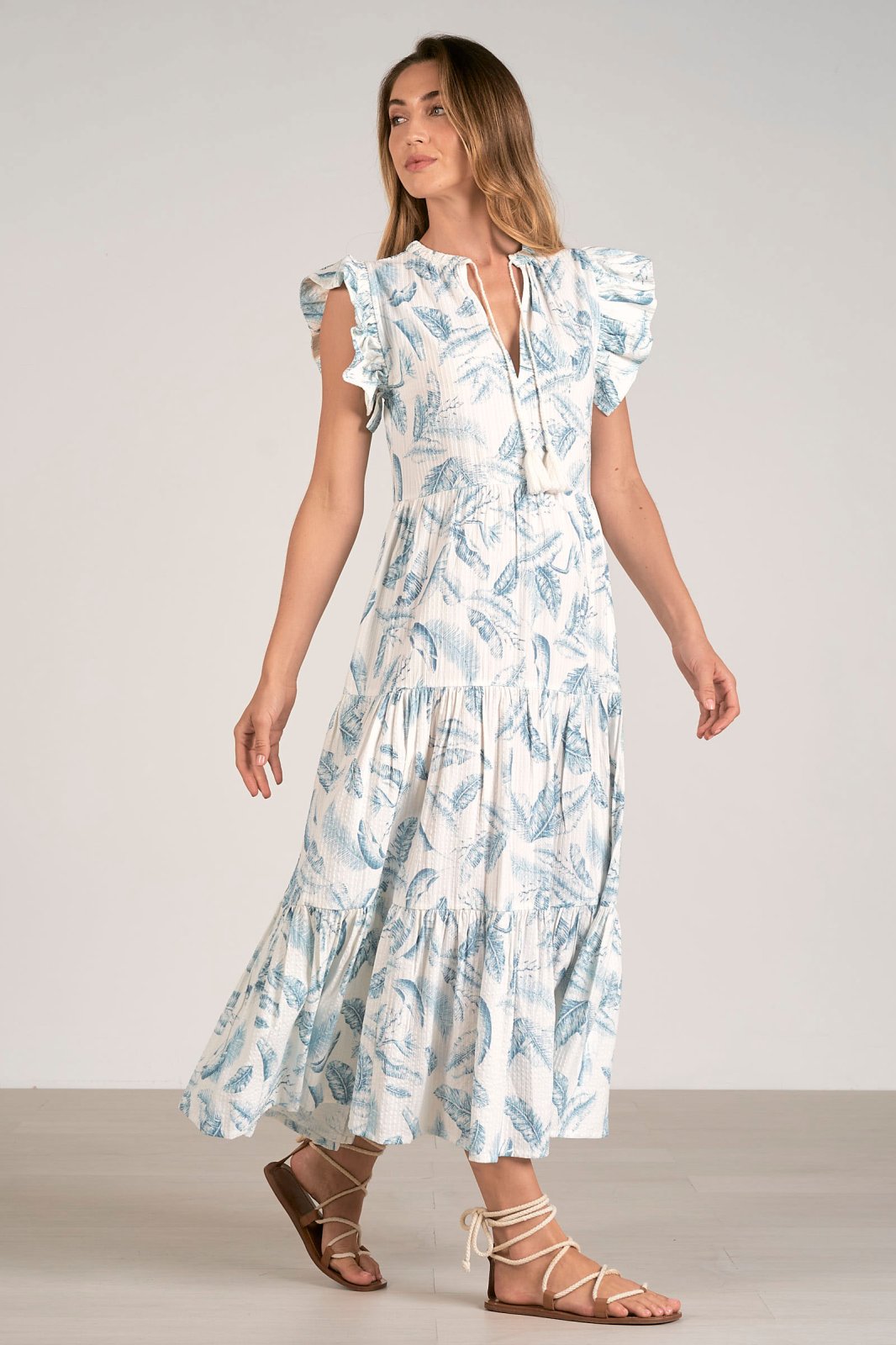 Elan Blue Lima Midi Dress - Raggdoll Boutique Elan Blue Lima Midi Dress - Raggdoll Boutique