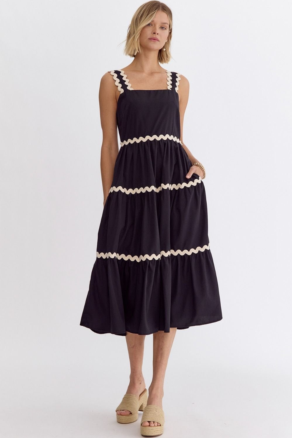 Janie Dress from Raggdoll Boutique, perfect for trendy coastal style summer outfits Texas.