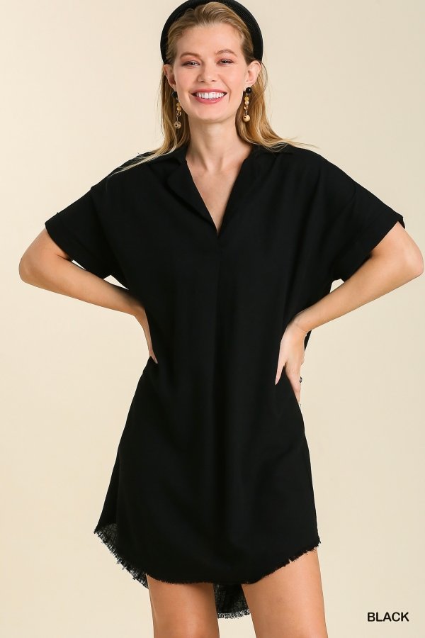 Stylish GO TO DRESS in black from Raggdoll Boutique, ideal for summer outfits Texas and coastal fashion boutique.