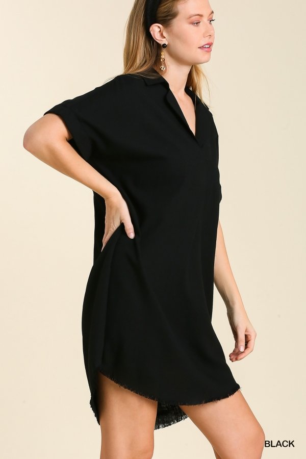 GO TO DRESS, perfect for summer outfits Texas from Raggdoll Boutique, trendy coastal style dress in black.