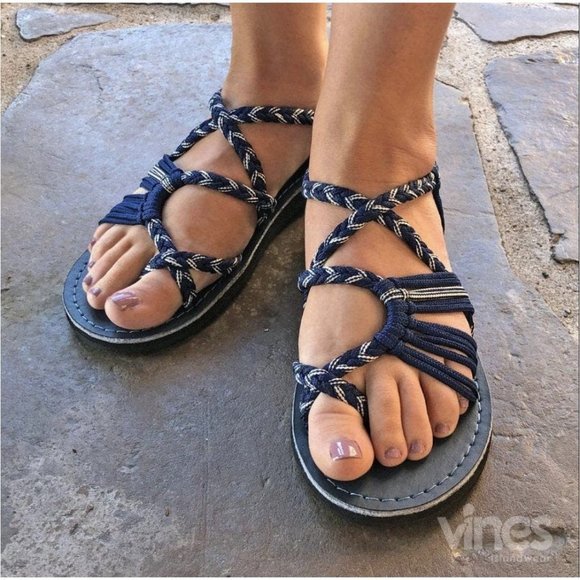 VINES-ANCHORS AWEIGH X STYLE stylish sandals perfect for boutique summer outfits Texas by Raggdoll Boutique.