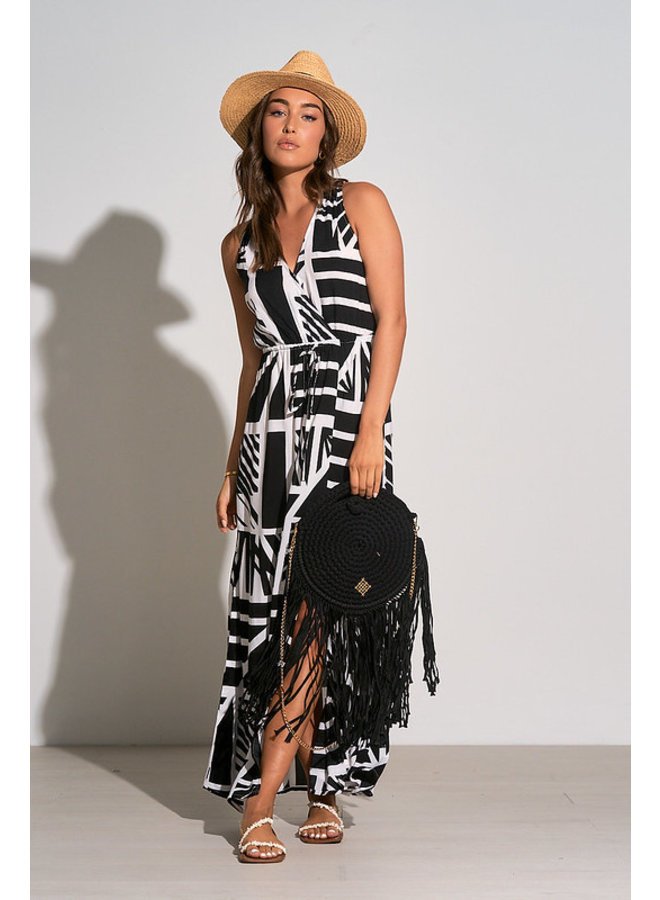 BARBADOS PRINT MAXI dress from Raggdoll Boutique, perfect for trendy coastal style and summer outfits Texas.