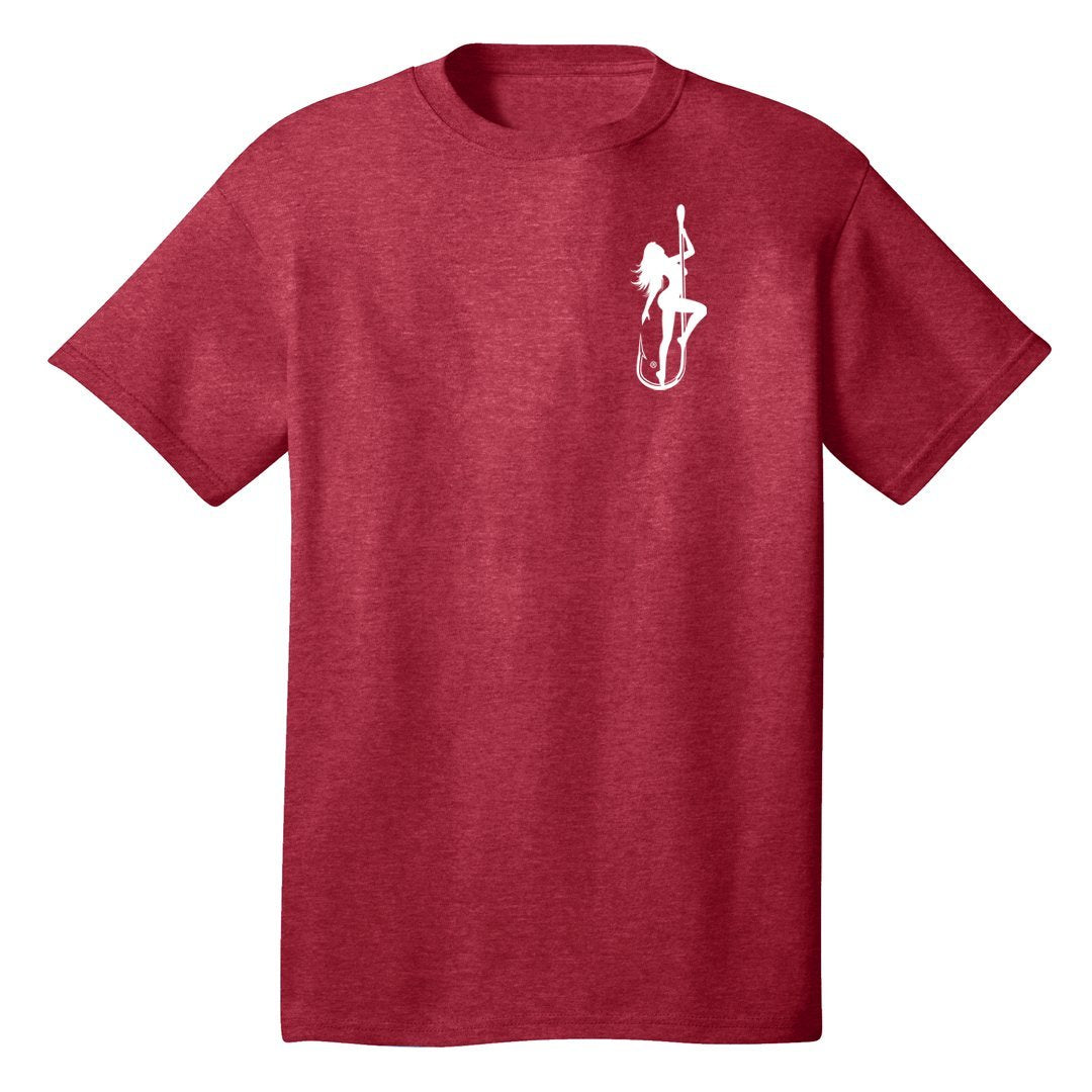 Dirty Hooker Classic T-Shirt Heather Red from Raggdoll Boutique, trendy coastal style for summer outfits Texas.