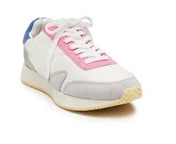 FARRAH PINK/WHITE TENNIS SHOE from Raggdoll Boutique, perfect for trendy coastal style and summer outfits Texas.