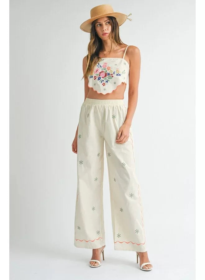 So Sweet Embroidered 2 Piece Set from Raggdoll Boutique, perfect for trendy coastal style and summer outfits in Texas.
