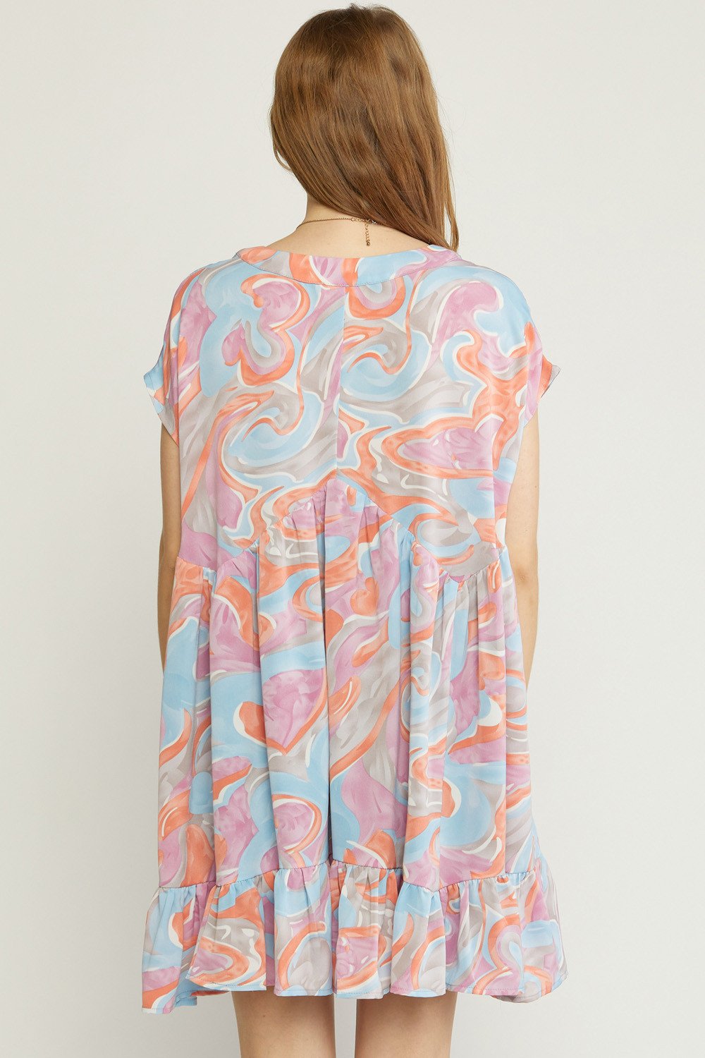 Sweet Baby Pink and Blue Dress from Raggdoll Boutique, perfect for coastal fashion and summer outfits Texas.