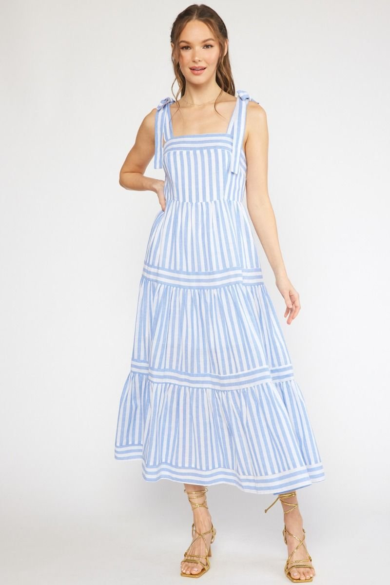 SAIL AWAY WITH ME DRESS from Raggdoll Boutique, perfect for summer outfits in Port Aransas, trendy coastal style.