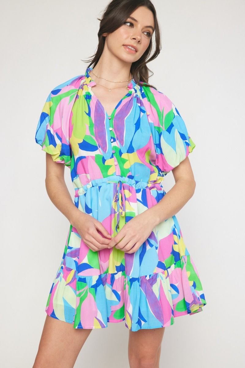 Color Crush Dress from a Port Aransas boutique, perfect for beach vacations and curvy fashion lovers.