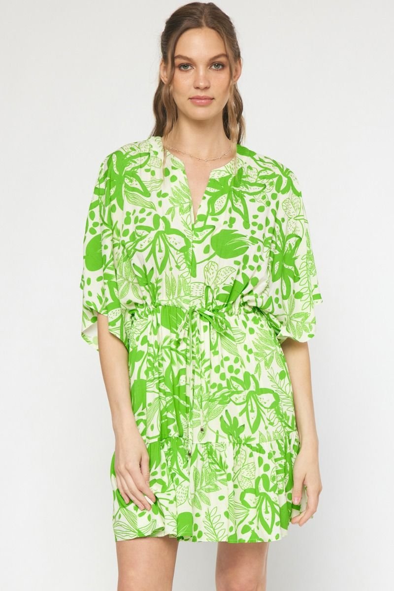 Sweet Green Dress from Raggdoll Boutique, featuring trendy coastal style, perfect for summer outfits in Texas.