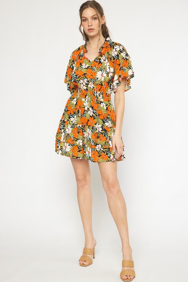 FIELD OF FLOWERS DRESS from Raggdoll Boutique, trendy coastal style for summer outfits in Port Aransas.