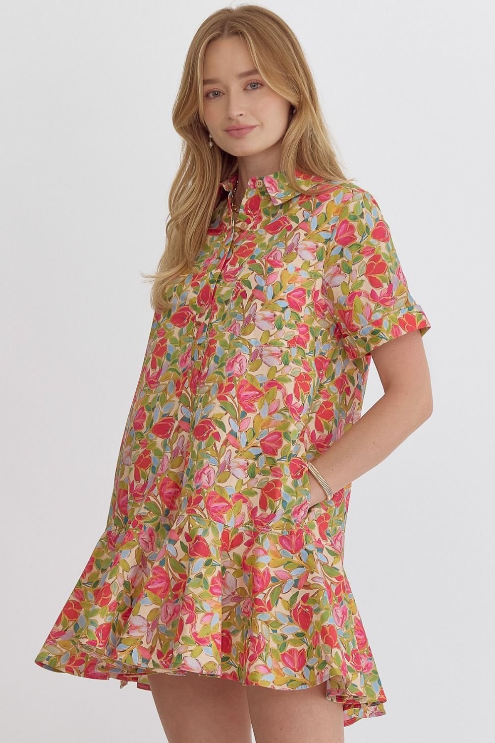 Shower Me with Flowers Dress from Raggdoll Boutique, perfect for summer outfits Texas and trendy coastal style.