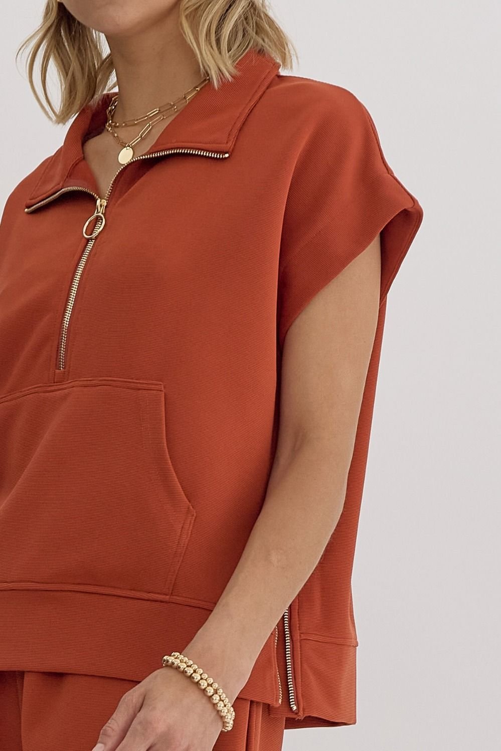 UT Game Day Set in burnt orange, perfect for trendy coastal style from Raggdoll Boutique, Port Aransas.