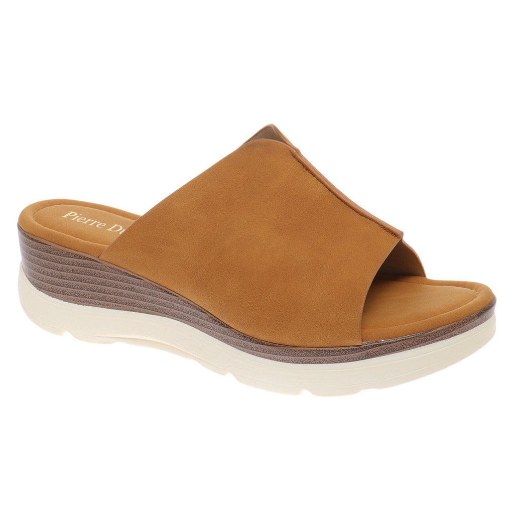 Talia Tan Wedge Shoes, stylish and comfortable, perfect for casual outings or beach dresses, ideal for coastal boutique fashion.