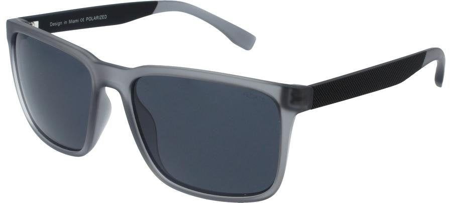 FLOATS F4327 matte square sunglasses with polarized lens and rubber temples from Raggdoll Boutique.