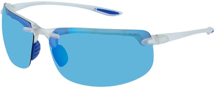 FLOATS F-4344 polarized frameless sunglasses with blue mirror coating from Raggdoll Boutique.