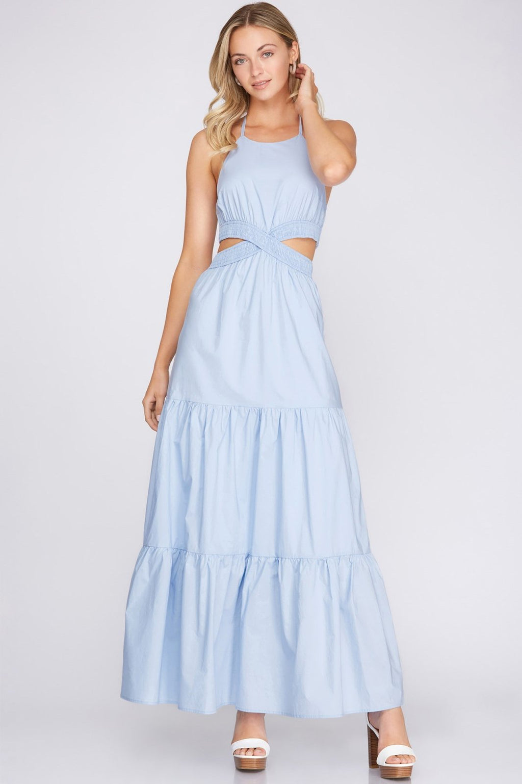 SUMMERTIME BLUE DRESS from Raggdoll Boutique, perfect for summer outfits Texas and trendy coastal style.