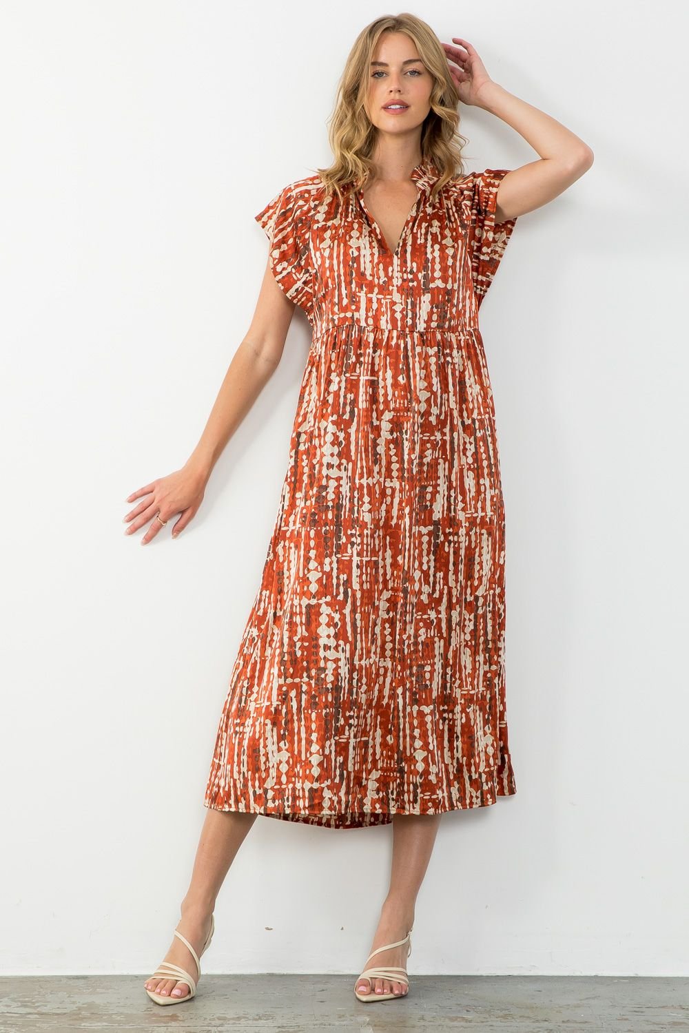 FALL HARVEST DRESS from Raggdoll Boutique, perfect for trendy coastal style and summer outfits in Texas.