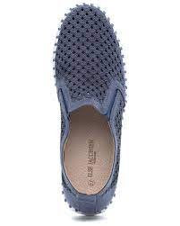 GREY BLUE TULIPS by ILSE JACOBSEN 139 trendy coastal style shoes from Raggdoll Boutique for summer outfits Texas.
