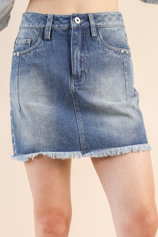 Joan Denim Skirt