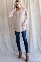 PULLOVER SWEATER OATMEAL TOP styled with trendy jeans and boots, perfect for summer outfits Texas at Raggdoll Boutique.
