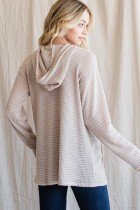 PULLOVER SWEATER OATMEAL TOP showcased at Raggdoll Boutique, perfect for trendy coastal style and summer outfits Texas.