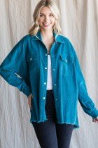 JADE CORDUROY COLLARD JACKET from Raggdoll Boutique, perfect for trendy coastal style and summer outfits Texas.
