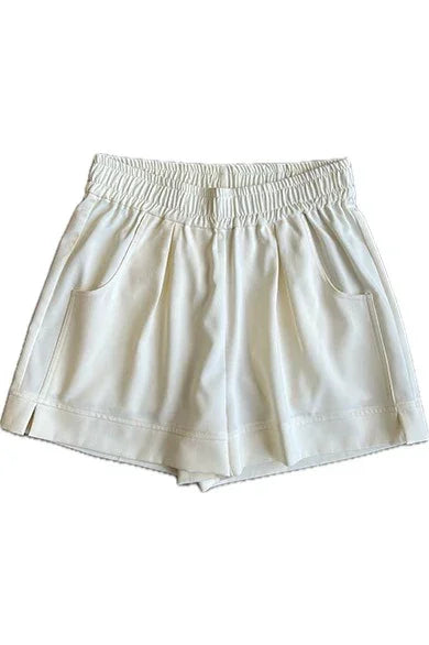 Jessica Ivory Shorts - Perfect for beach dresses and women's bottoms at a coastal boutique featuring curated women's fashion.
