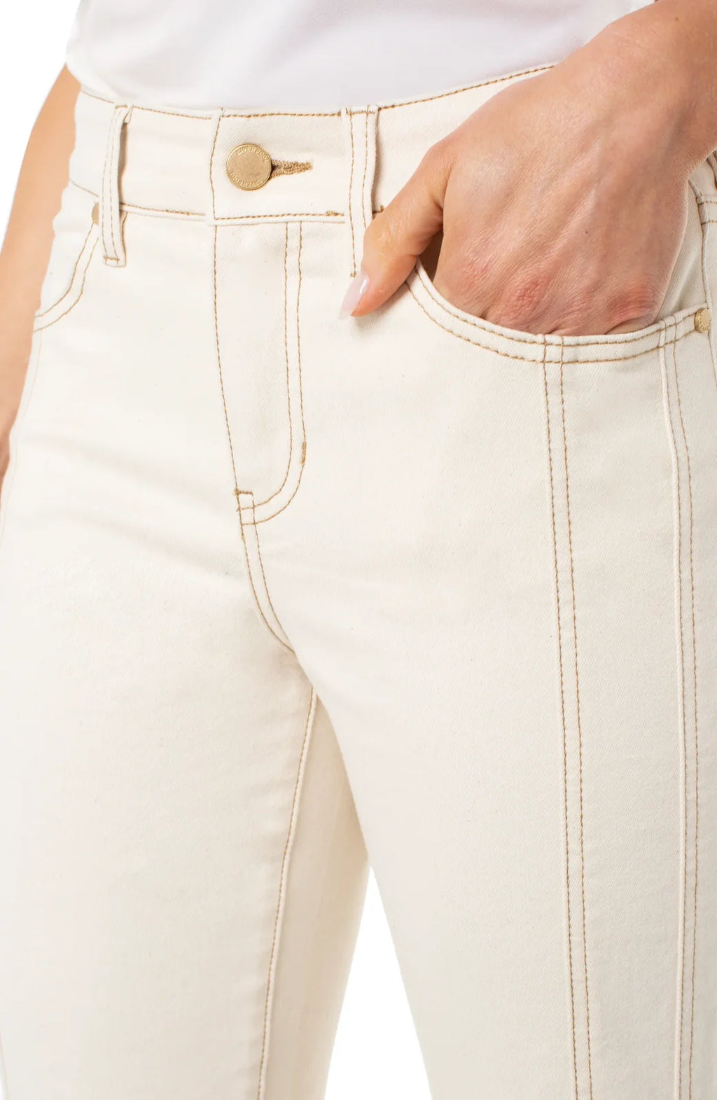 Kennedy Crop Seaside Dunes Jeans