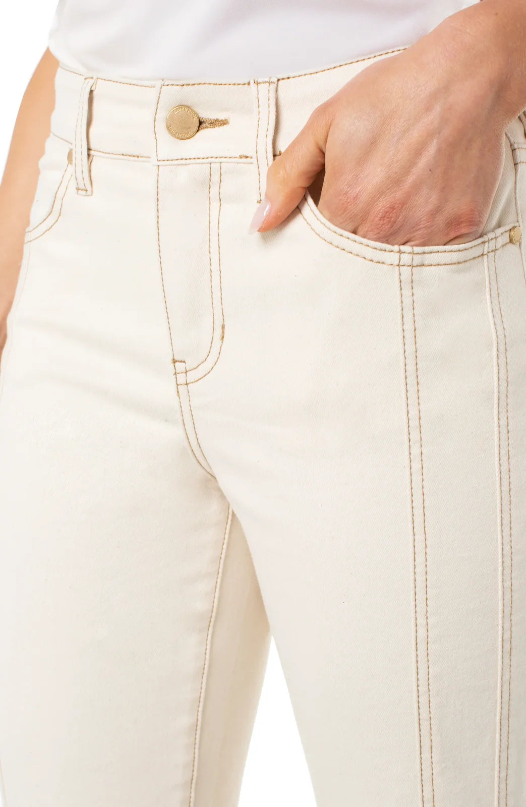 Kennedy Crop Seaside Dunes Jeans