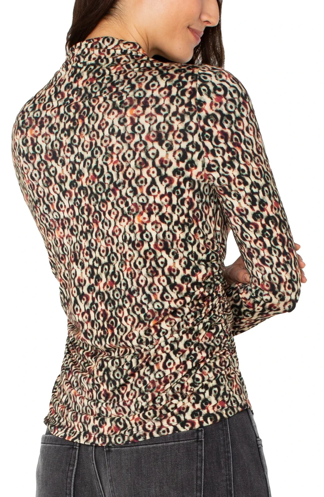 LP Ikat Mock Neck Top