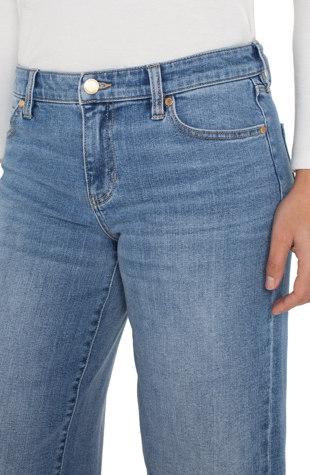 Morgan Cuffed Crop Jean