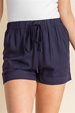NAVY SHORTS WITH POCKETS from Raggdoll Boutique, perfect for summer outfits Texas and coastal fashion.