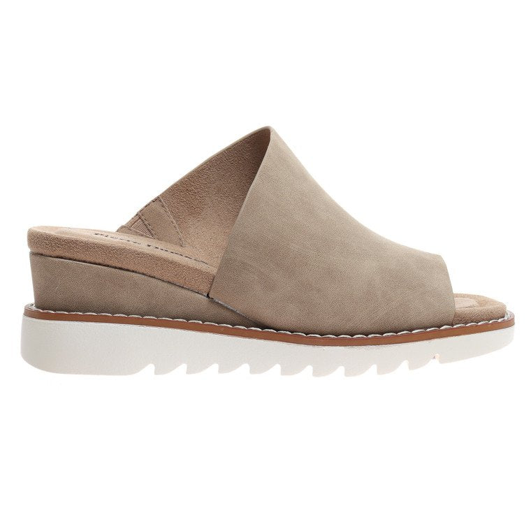 Bonnie Taupe Wedge shoes from Port Aransas boutique, perfect for coastal fashion and tropical vacation outfits.