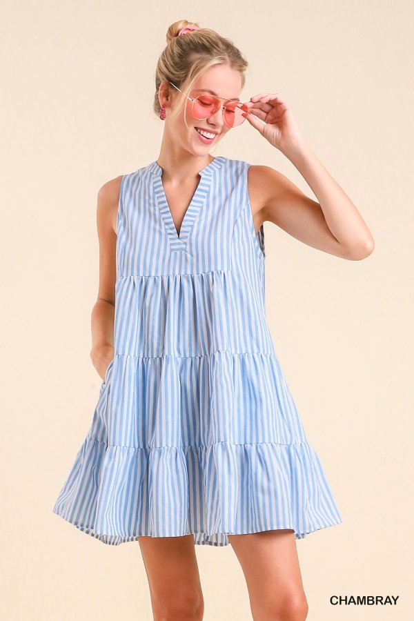 Model wearing PRETTY AS A PICTURE DRESS from Raggdoll Boutique, perfect for summer outfits in Port Aransas.