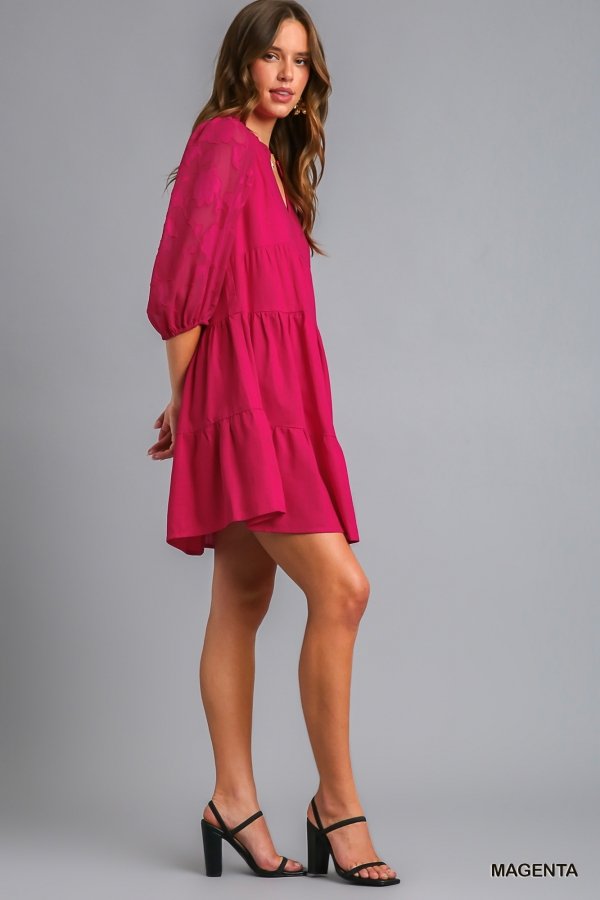 MAGENTA DREAM DRESS from Raggdoll Boutique, perfect for trendy coastal style and summer outfits Texas.