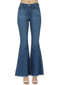 JUDY BLUE HI RISE SUPER FLARE in medium blue, trendy coastal style from Raggdoll Boutique, perfect for summer outfits Texas.