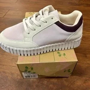 SNEAKERS-LACE UP TULIPS-GRAY LILAC by ILSE JACOBSEN 4092  (934), stylish platform sneaker from Raggdoll Boutique.
