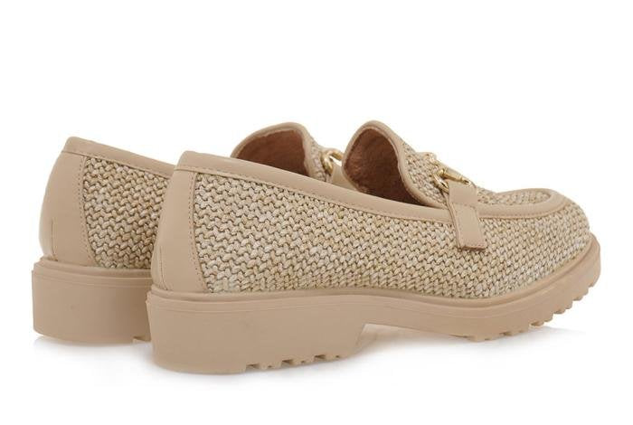 Stylish camel loafers with soft insole, perfect for coastal boutique clothing and Port Aransas boutique fashion.