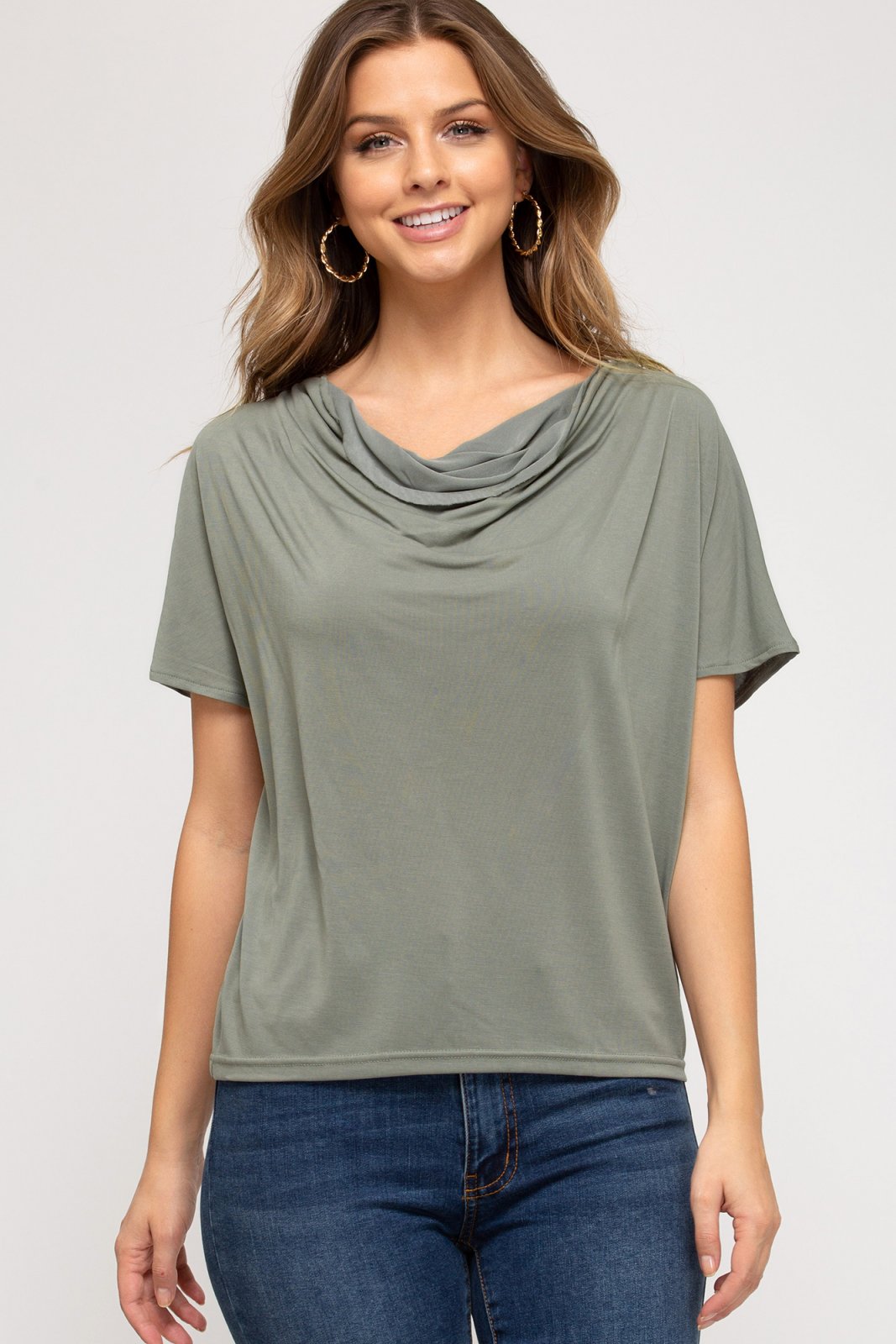 PERFECT T IN OLIVE from Raggdoll Boutique, perfect for trendy coastal style and summer outfits in Texas.