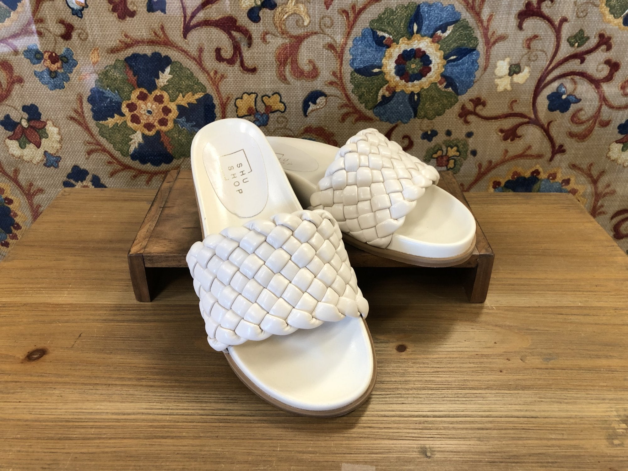 AMOR IVORY SLIP ON - trendy boutique shoes from Raggdoll Boutique, perfect for summer outfits in Texas.