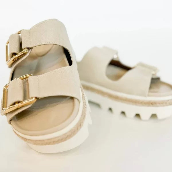 XYLA - 112 SLIP ON SHOE (BONE) from Raggdoll Boutique, perfect for summer outfits and trendy coastal style.