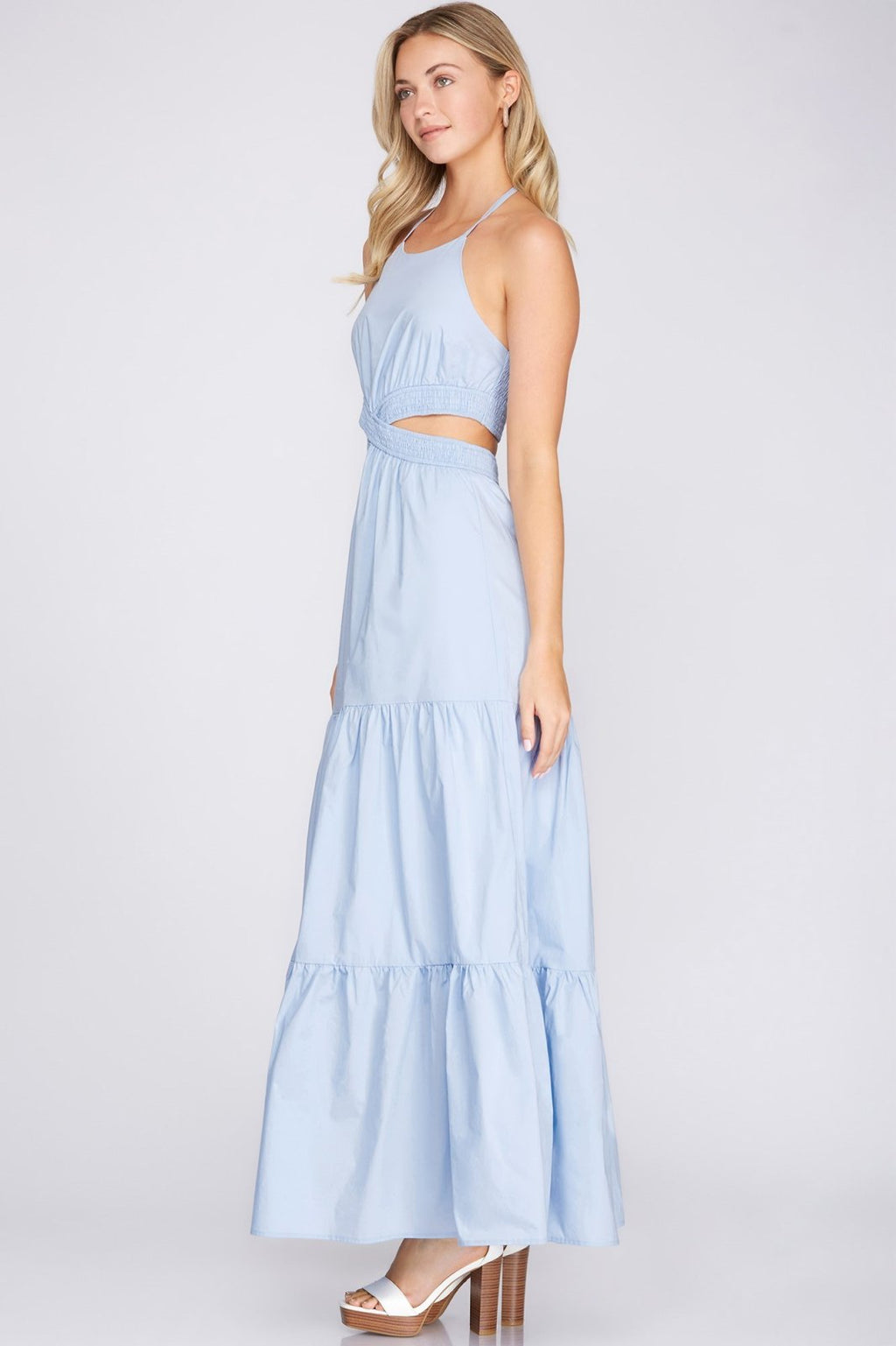 SUMMERTIME BLUE DRESS from Raggdoll Boutique, perfect for vacation wardrobe with trendy coastal style.